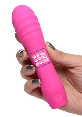 Twirl Teaser Rotating Beads Silicone Vibrator - Image 7