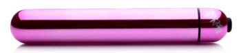 XL Vibrating Metallic Bullet - Pink - Image 3