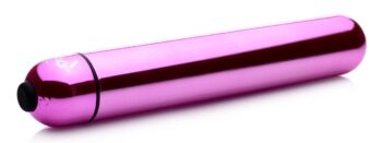 XL Vibrating Metallic Bullet - Pink - Image 4