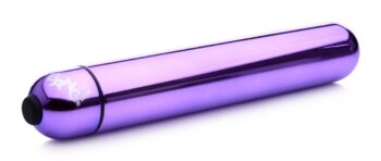 XL Vibrating Metallic Bullet - Purple - Image 5