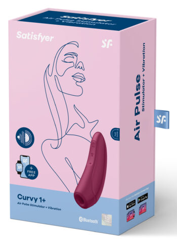 Satisfyer Curve 1 Plus Air Pulse Stimulator and Vibrator - Image 5