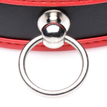 Scarlet Pet Red Collar with O-Ring - Image 4