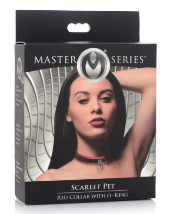 Scarlet Pet Red Collar with O-Ring - Image 6