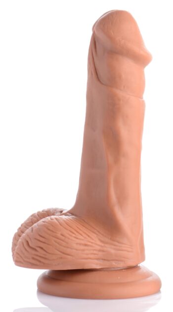 5 Inch Realistic Suction Cup Dildo- Tan - Image 4