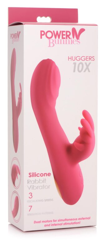 Huggers 10X Silicone Rabbit Vibrator - Image 10