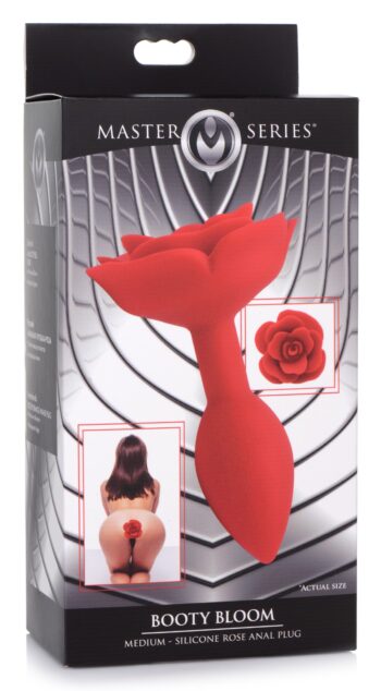 Booty Bloom Silicone Rose Anal Plug - Medium - Image 7