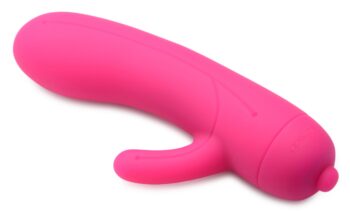 7X Lil Smoothie Mini Silicone Rabbit Vibe - Magenta - Image 3