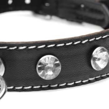 Rhinestone Choker with O-Ring - Clear - Image 4