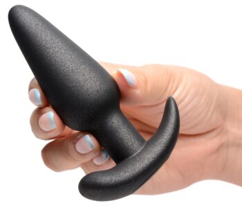 25X Vibrating Silicone Butt Plug with Remote Control - Image 3