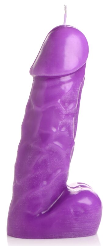 Passion Pecker Dick Drip Candle - Purple - Image 4