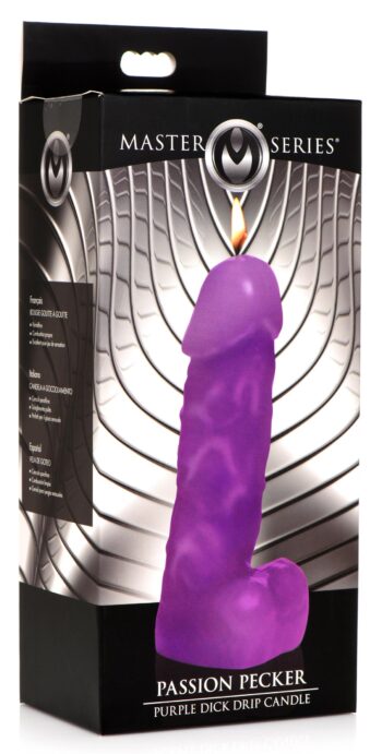 Passion Pecker Dick Drip Candle - Purple - Image 5