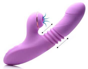 Thrusting Suction Silicone Rabbit Vibrator - Image 4