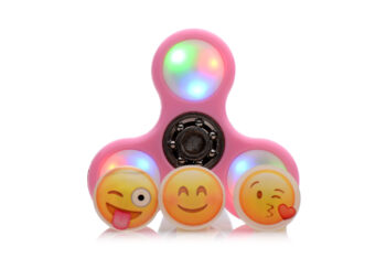 Light Up Emoji Fidget Spinner Butt Plug - Image 4