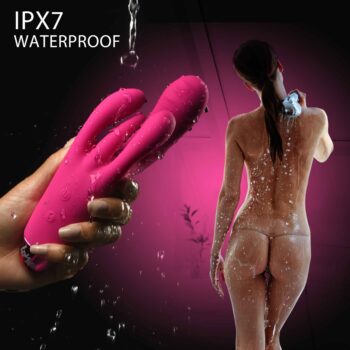 10X Triple Rabbit Silicone Vibrator - Pink - Image 5