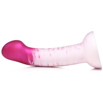 G-Swirl G-Spot Silicone Dildo - Pink - Image 3