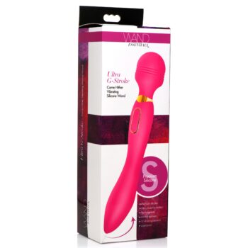 Ultra G-Stroke Come Hither Vibrating Silicone Wand - Image 9