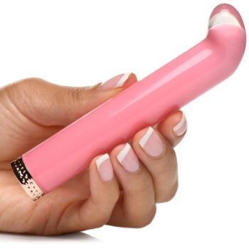 Vibra-Glass 10X Mini G-Spot Vibe Pink