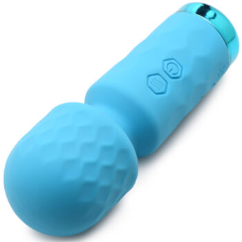 10X Mini Silicone Wand - Blue - Image 10