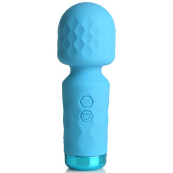 10X Mini Silicone Wand - Blue - Image 9