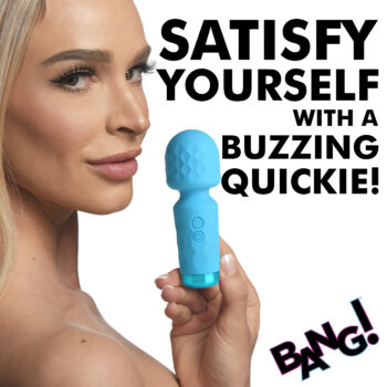 10X Mini Silicone Wand - Blue - Image 3