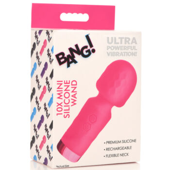 10X Mini Silicone Wand - Pink - Image 12