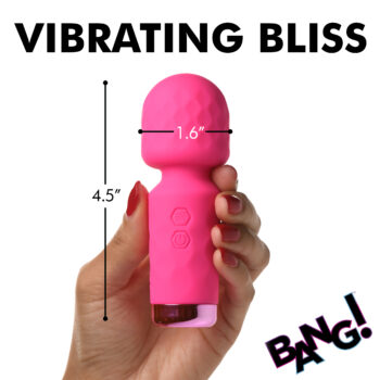 10X Mini Silicone Wand - Pink - Image 4