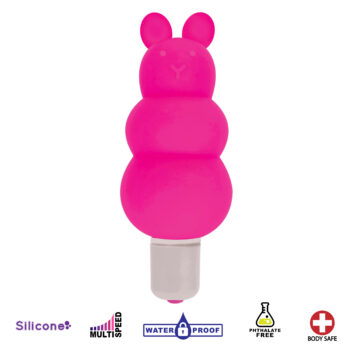 Excite Silicone Ripple Bullet Vibe- Pink - Image 2