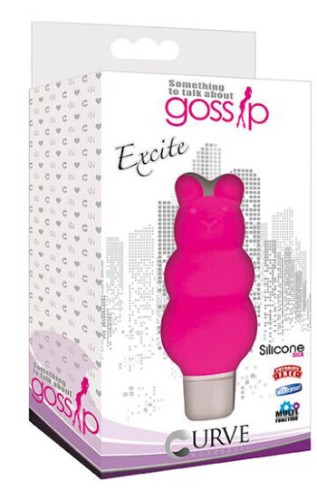 Excite Silicone Ripple Bullet Vibe- Pink - Image 3