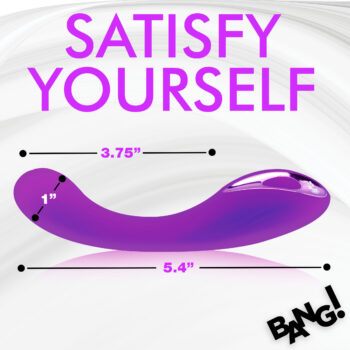 G-Spot Silicone Vibrator - Purple - Image 4