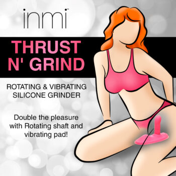 Spin n' Grind Rotating and Vibrating Silicone Sex Grinder - Image 2