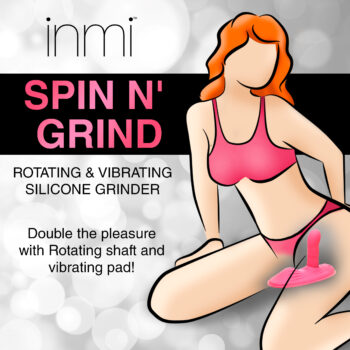 Spin n' Grind Rotating and Vibrating Silicone Sex Grinder - Image 12