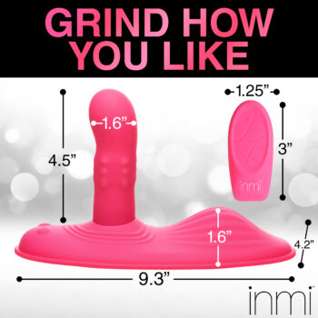 Spin n' Grind Rotating and Vibrating Silicone Sex Grinder - Image 8