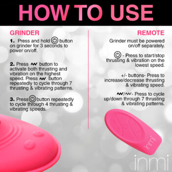 Spin n' Grind Rotating and Vibrating Silicone Sex Grinder - Image 9