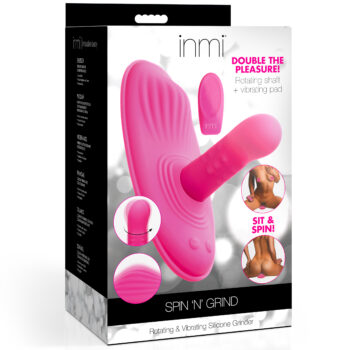 Spin n' Grind Rotating and Vibrating Silicone Sex Grinder - Image 11