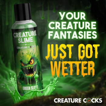 Green Creature Slime Water-Based Lubricant - 4oz - Image 3