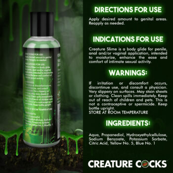 Green Creature Slime Water-Based Lubricant - 4oz - Image 8