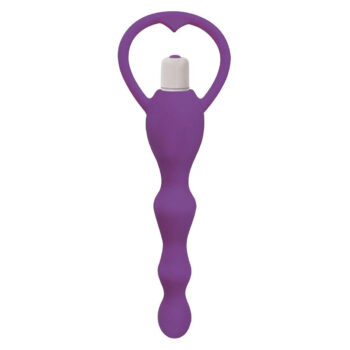 Rump Shaker 3X Vibrating Silicone Anal Plug - Purple