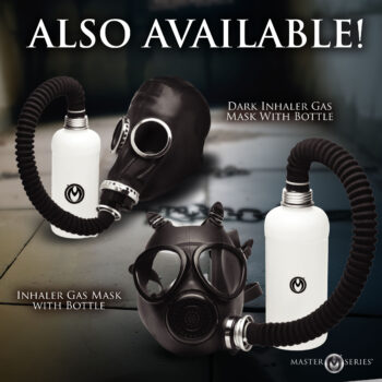 Dark Inhaler Gas Mask with Bottle - Image 6