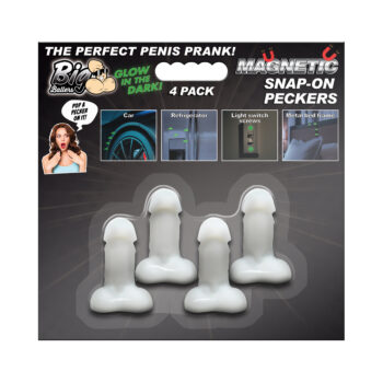 Glow-In-The-Dark Magnetic Snap-on Peckers - Image 7