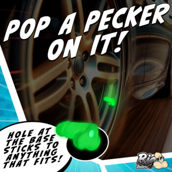 Glow in the Dark Snap-on Peckers - Image 2