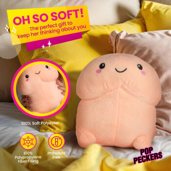 Chibi Happy Peckers Pillow - Medium - Image 3