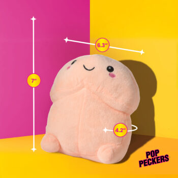 Chibi Happy Peckers Pillow - Small - Image 4