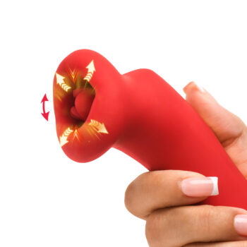 Plump Kiss Sucking and Vibrating Clitoral Stimulator