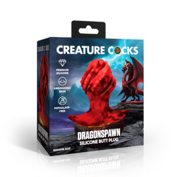 Dragonspawn Silicone Butt Plug - Medium - Image 7