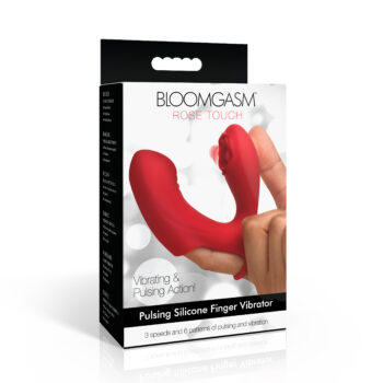 Rose Touch Pulsing Silicone Finger Vibrator - Image 8