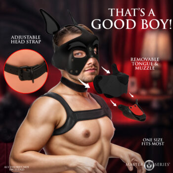 Alpha Dog Pup Hood - Black - Image 4