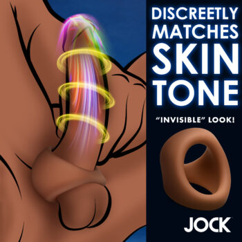 JOCK Silicone Cock & Ball Ring - Medium - Image 2