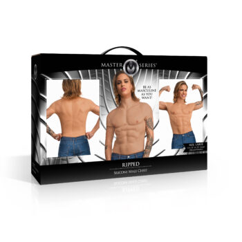 Ripped Silicone Male Chest - Large - Image 7