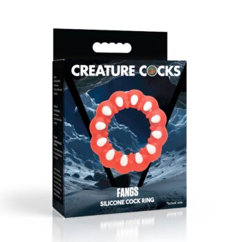 Fangs Silicone Cock Ring - Image 6