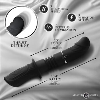 Power Thrust Thrusting Silicone Vibrator - Image 3